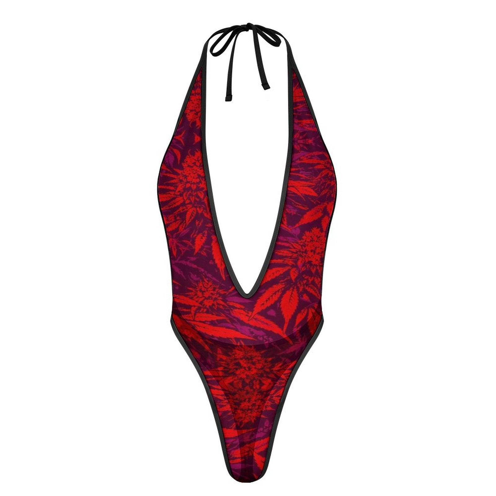 Electric Lettuce Sexy AF Deep-V thong bodysuit