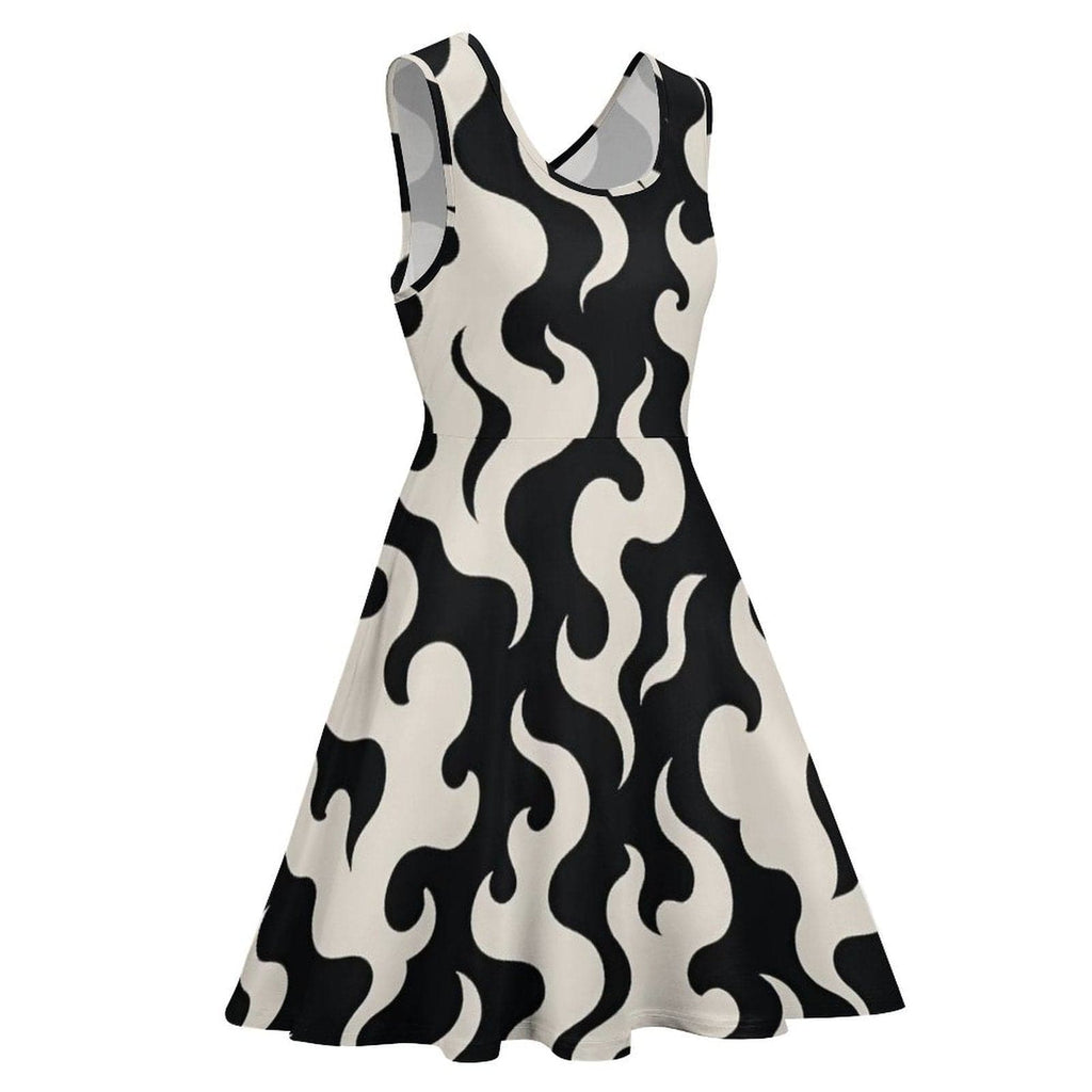 Puff Skater Dress
