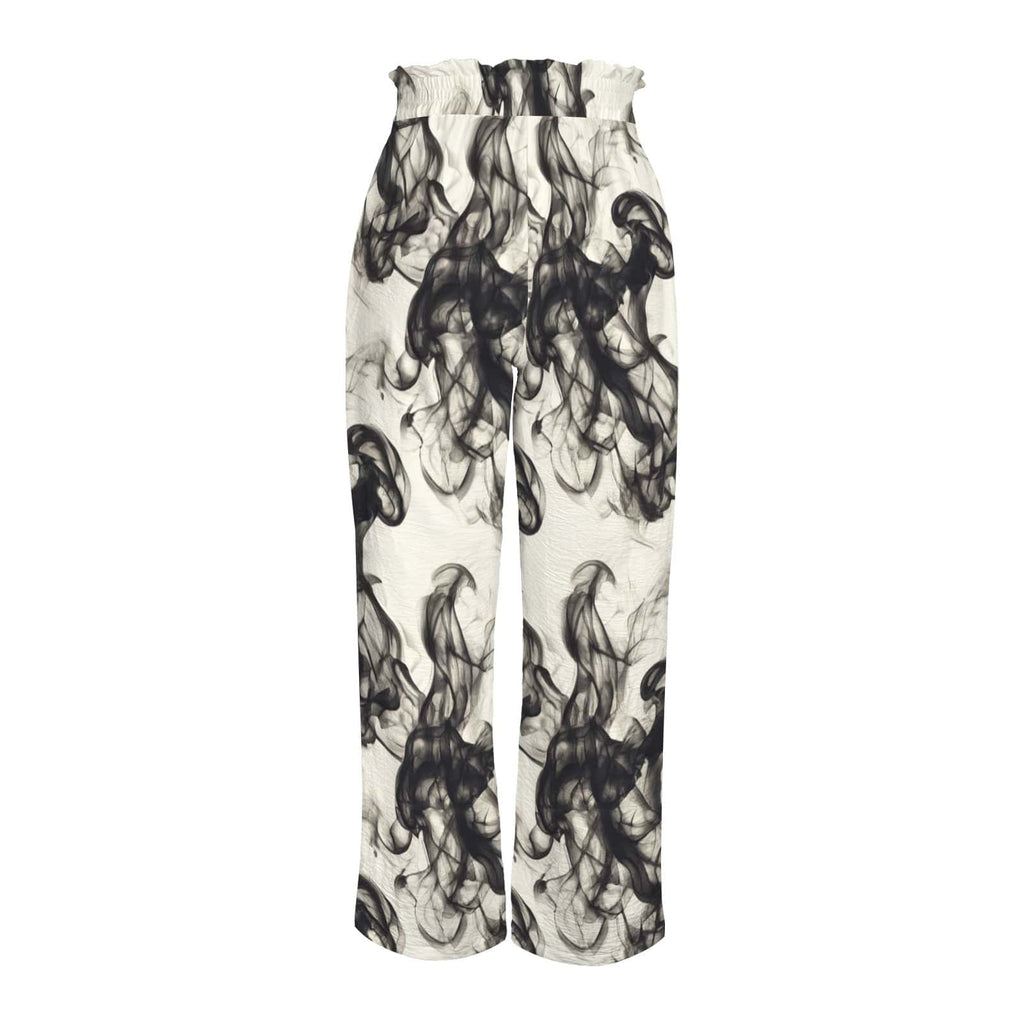 Smokey Strappy Wide Leg Pants with Pockets