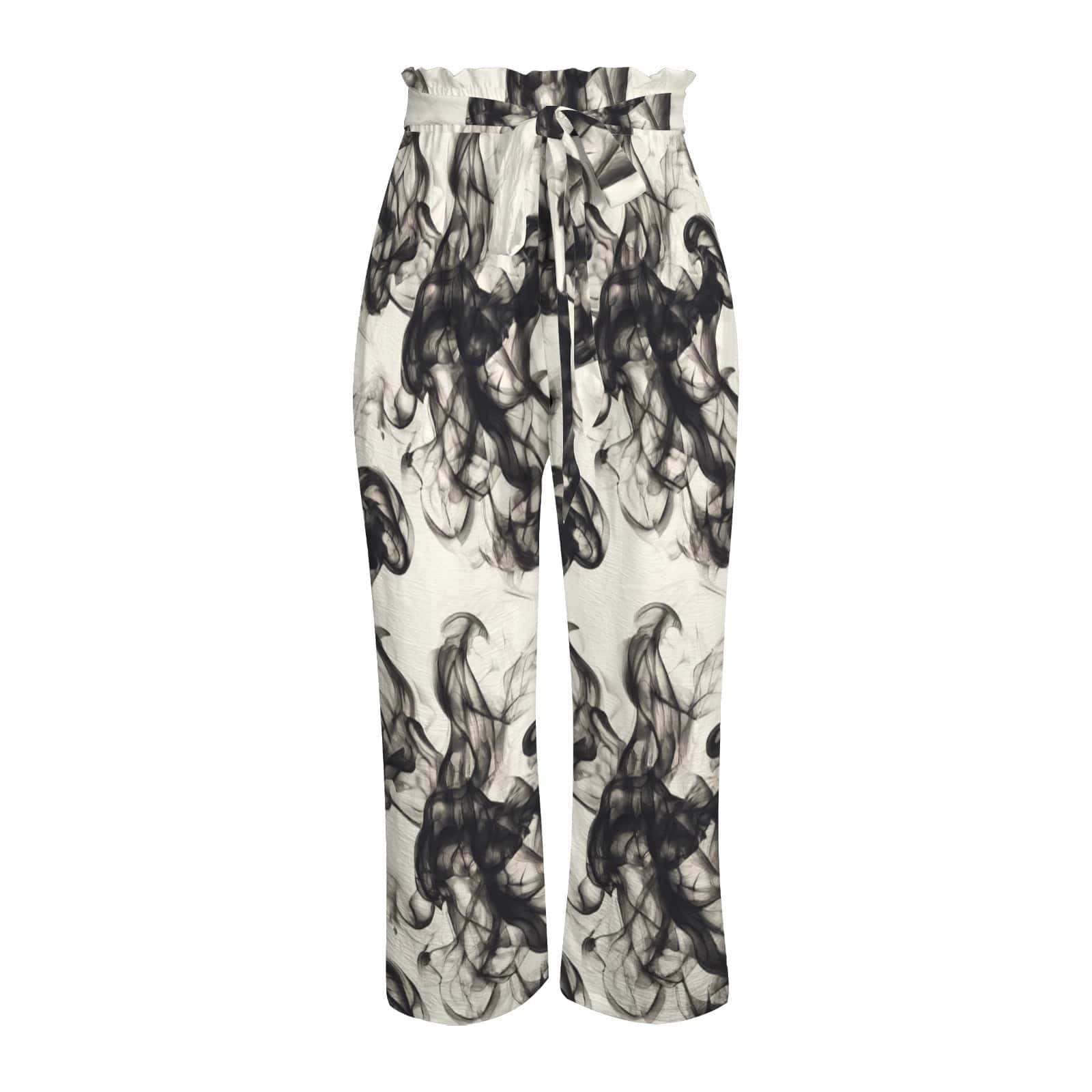 Smokey Strappy Wide Leg Pants with Pockets